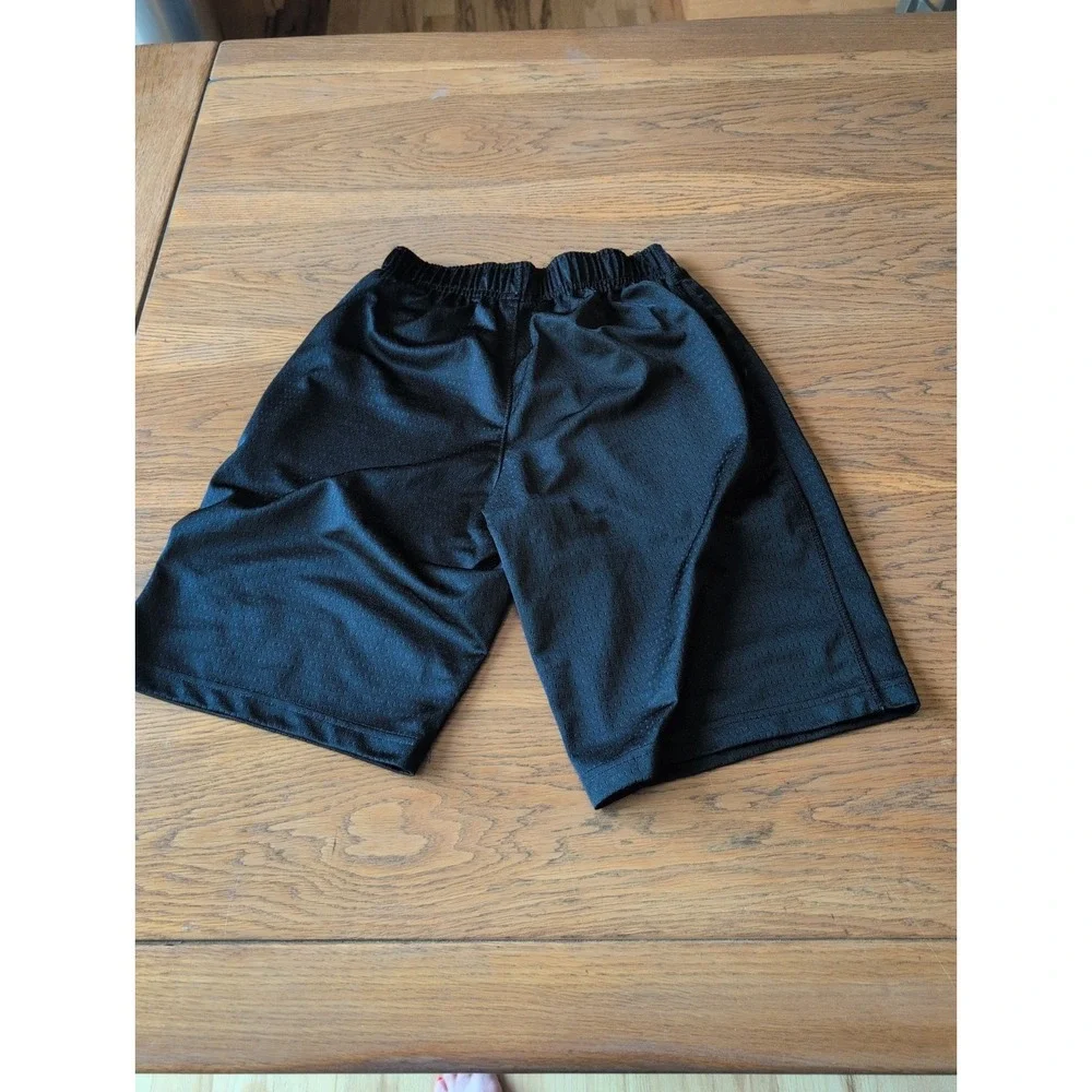 Air Jordan Lot of 2  Black - White  Long‎ Mesh Basketball Shorts Size M EUC